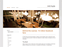 Tablet Screenshot of anttikupila.com